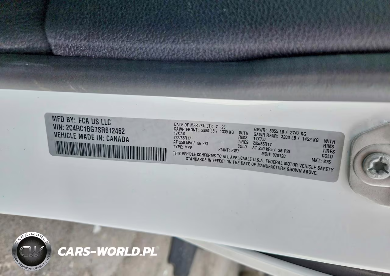 2025 Chrysler Pacifica Select VIN:2C4RC1BG7SR612462 - 14