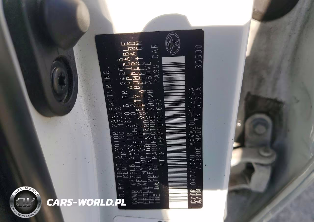 2023 Toyota Camry Se Nightshade VIN:4T1G11AK7PU121687 - 12