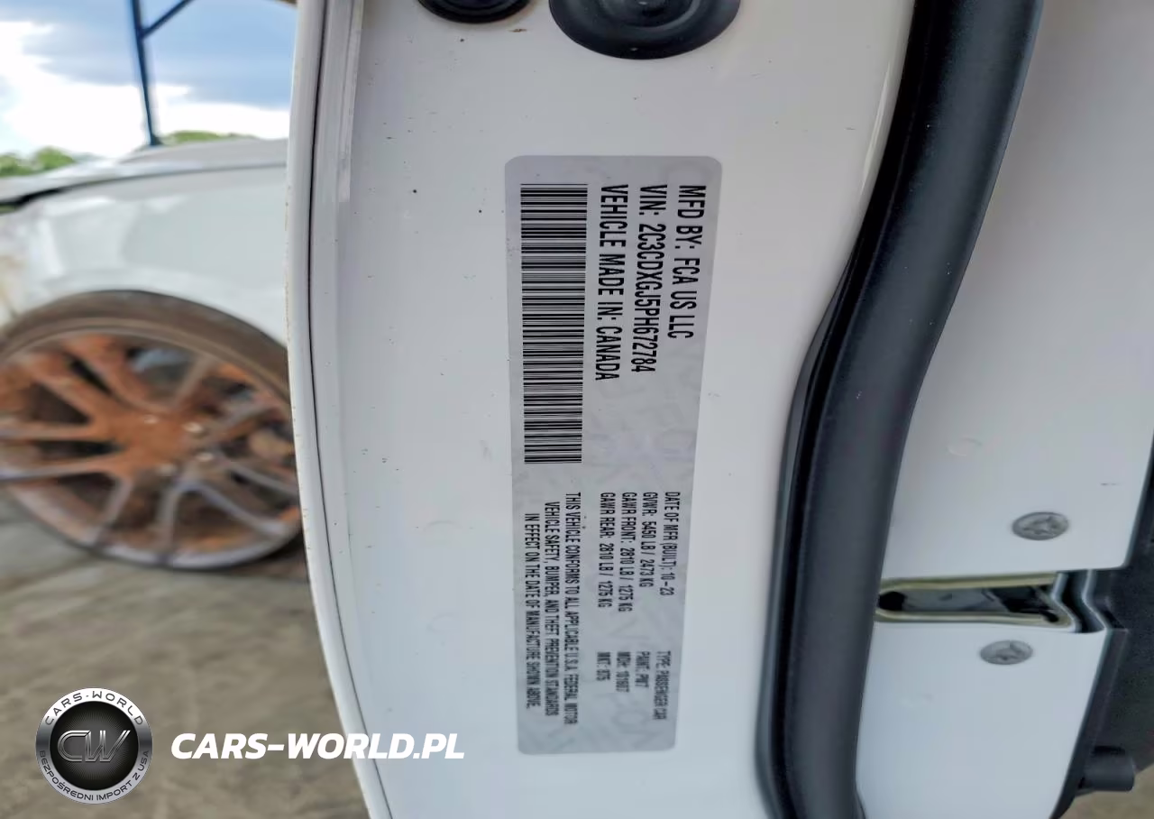 2023 Dodge Charger Scat Pack VIN:2C3CDXGJ5PH672784 - 12