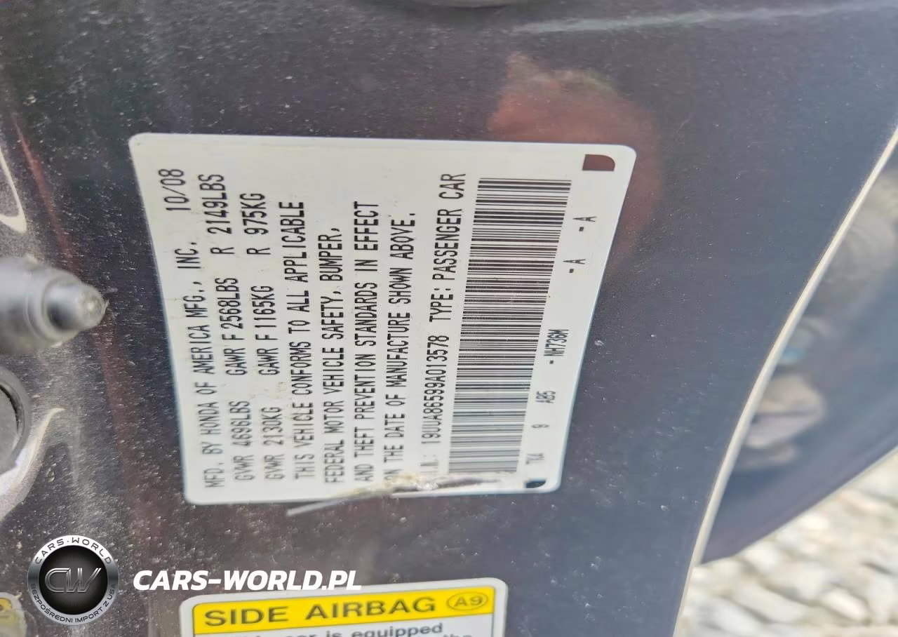 2009 Acura Tl VIN:19UUA86599A013578 - 12