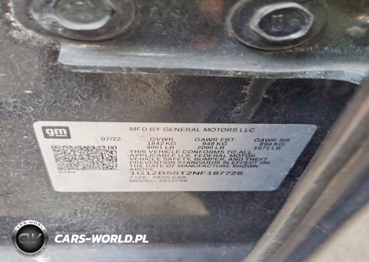 2022 Chevrolet Malibu Ls VIN:1G1ZB5ST2NF187728 - 12
