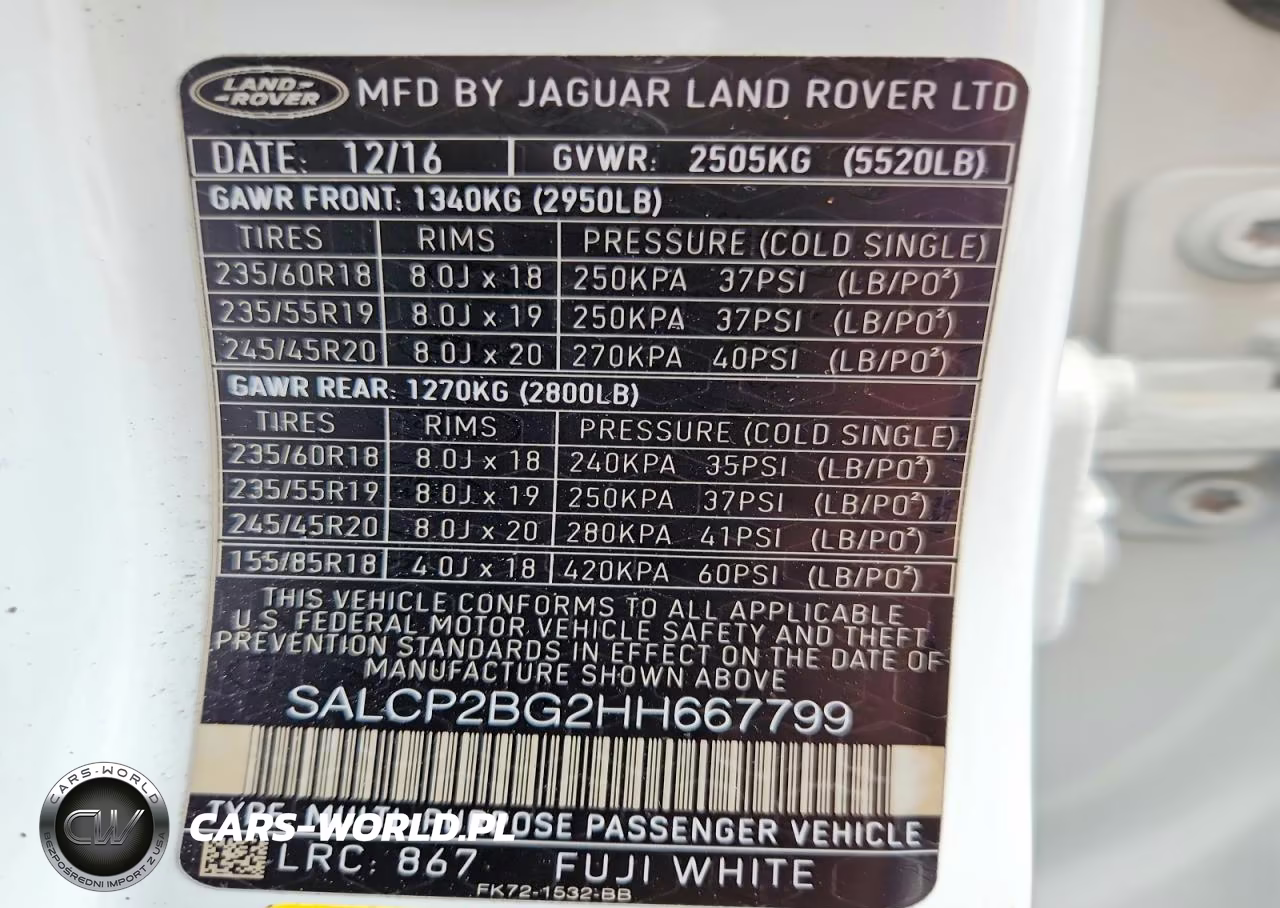 2017 Land Rover Discovery Sport Se VIN:SALCP2BG2HH667799 - 13