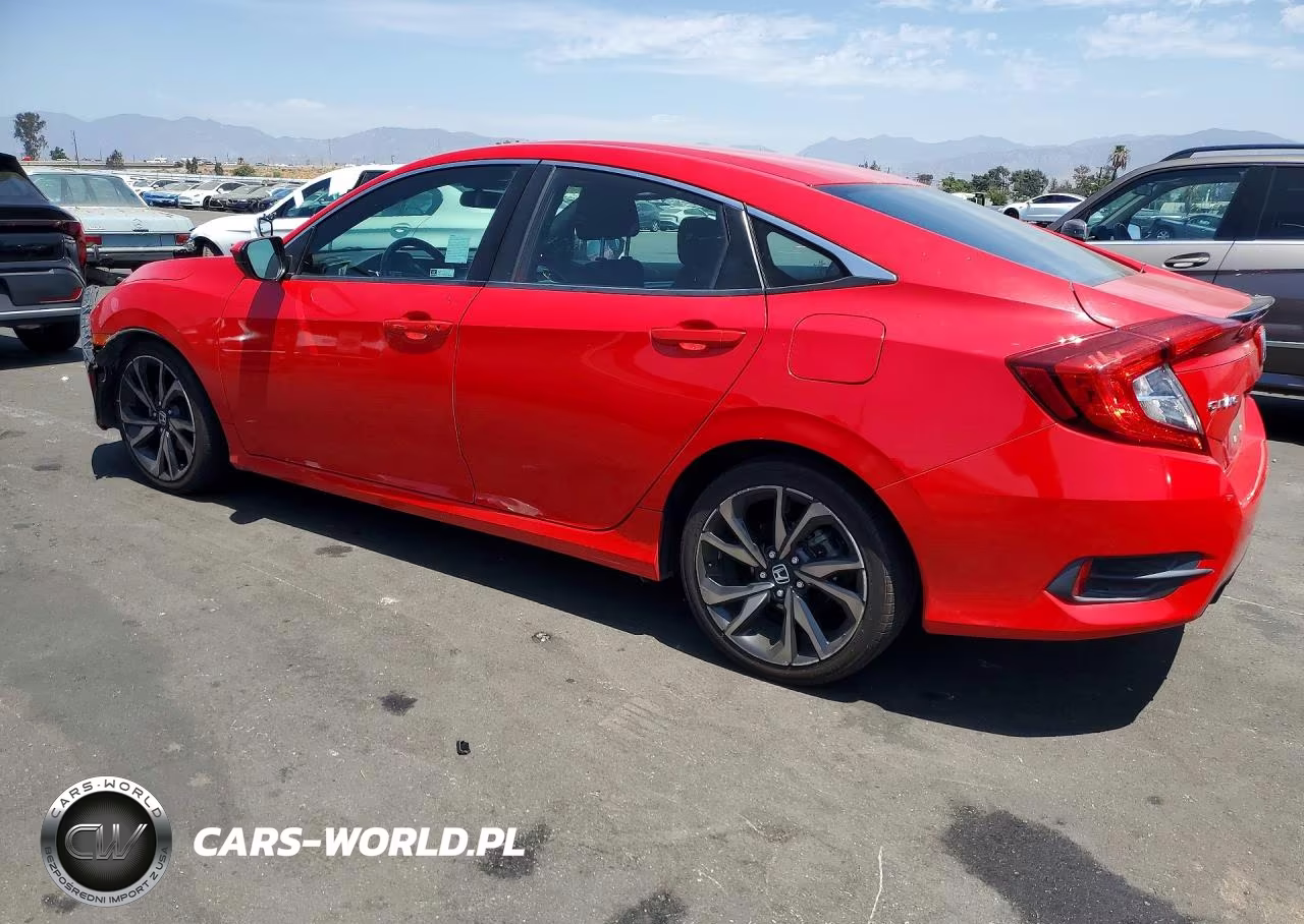 2019 Honda Civic Sport VIN:2HGFC2F8XKH544497 - 2