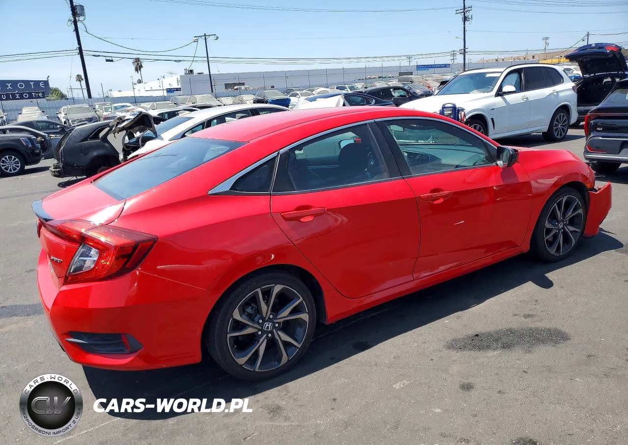 2019 Honda Civic Sport VIN:2HGFC2F8XKH544497 - 3