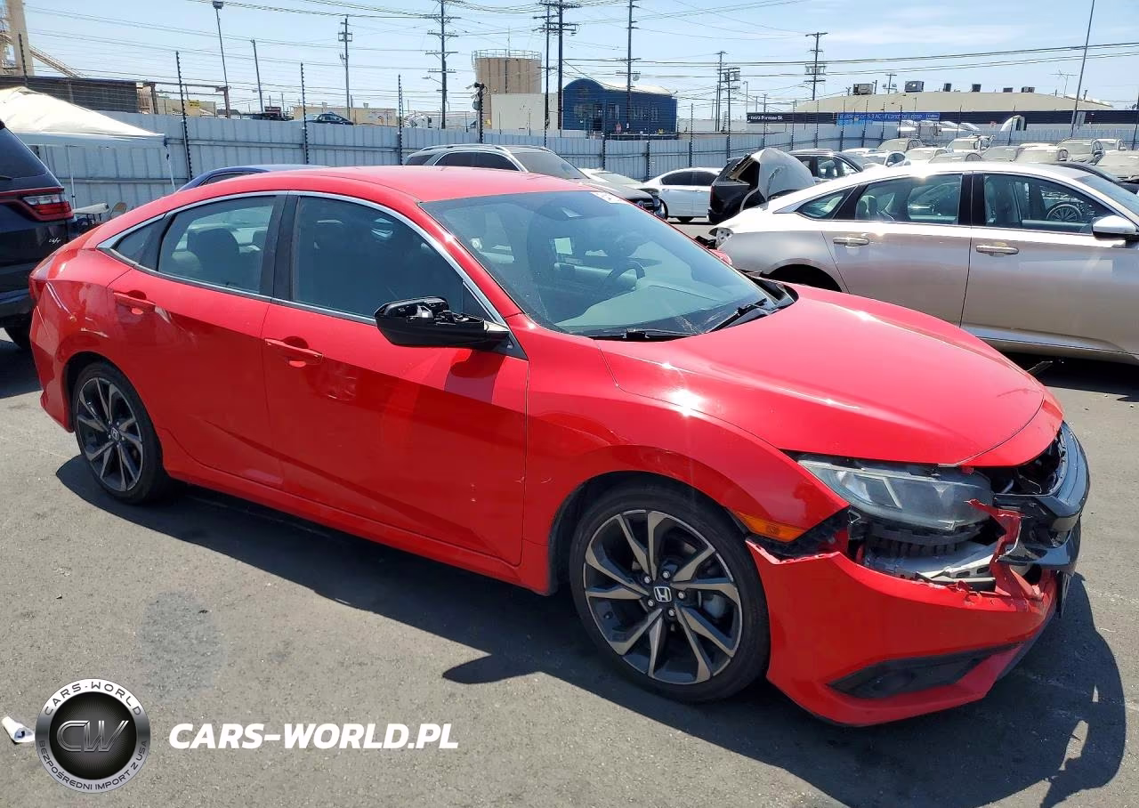 2019 Honda Civic Sport VIN:2HGFC2F8XKH544497 - 4