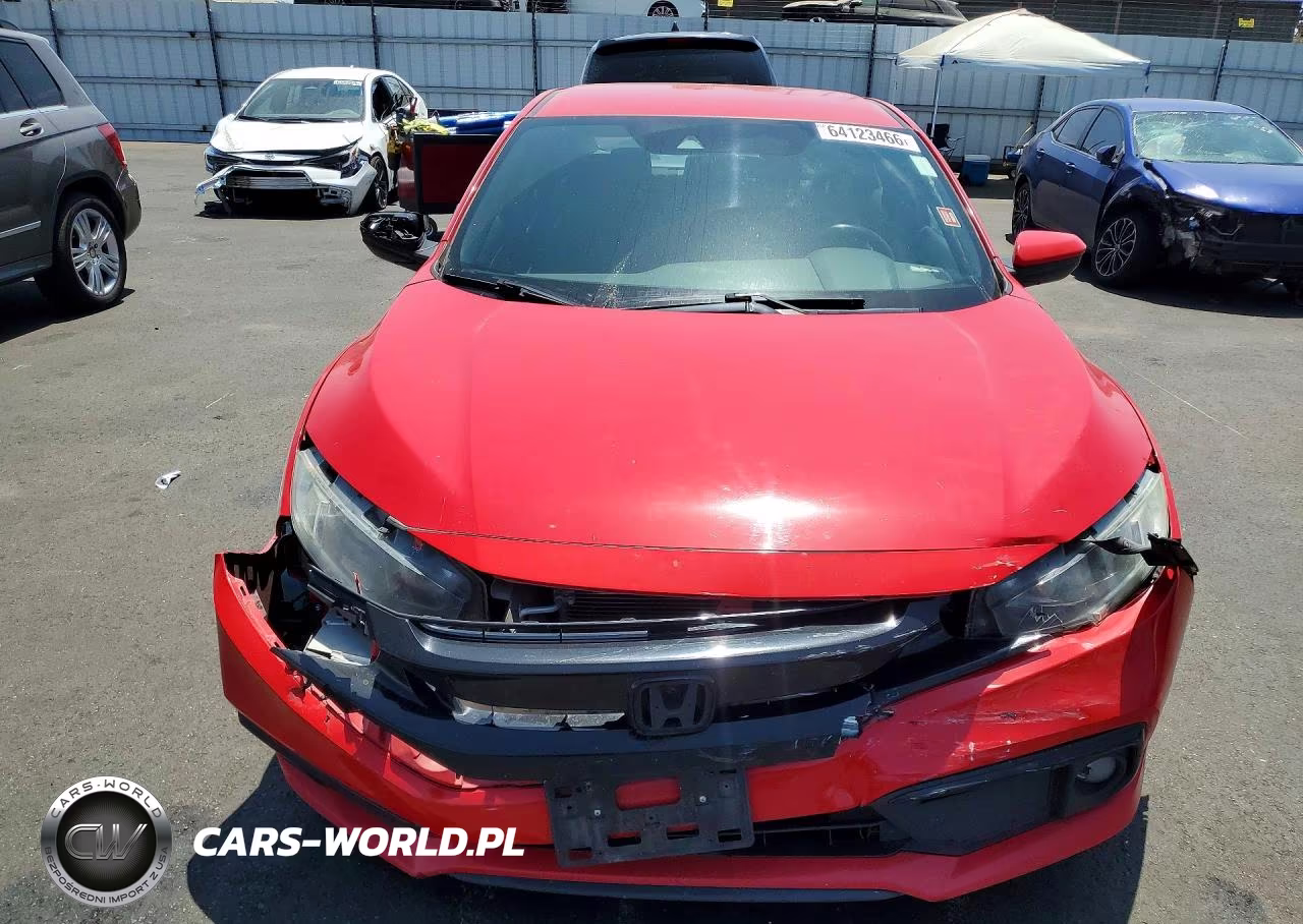 2019 Honda Civic Sport VIN:2HGFC2F8XKH544497 - 5