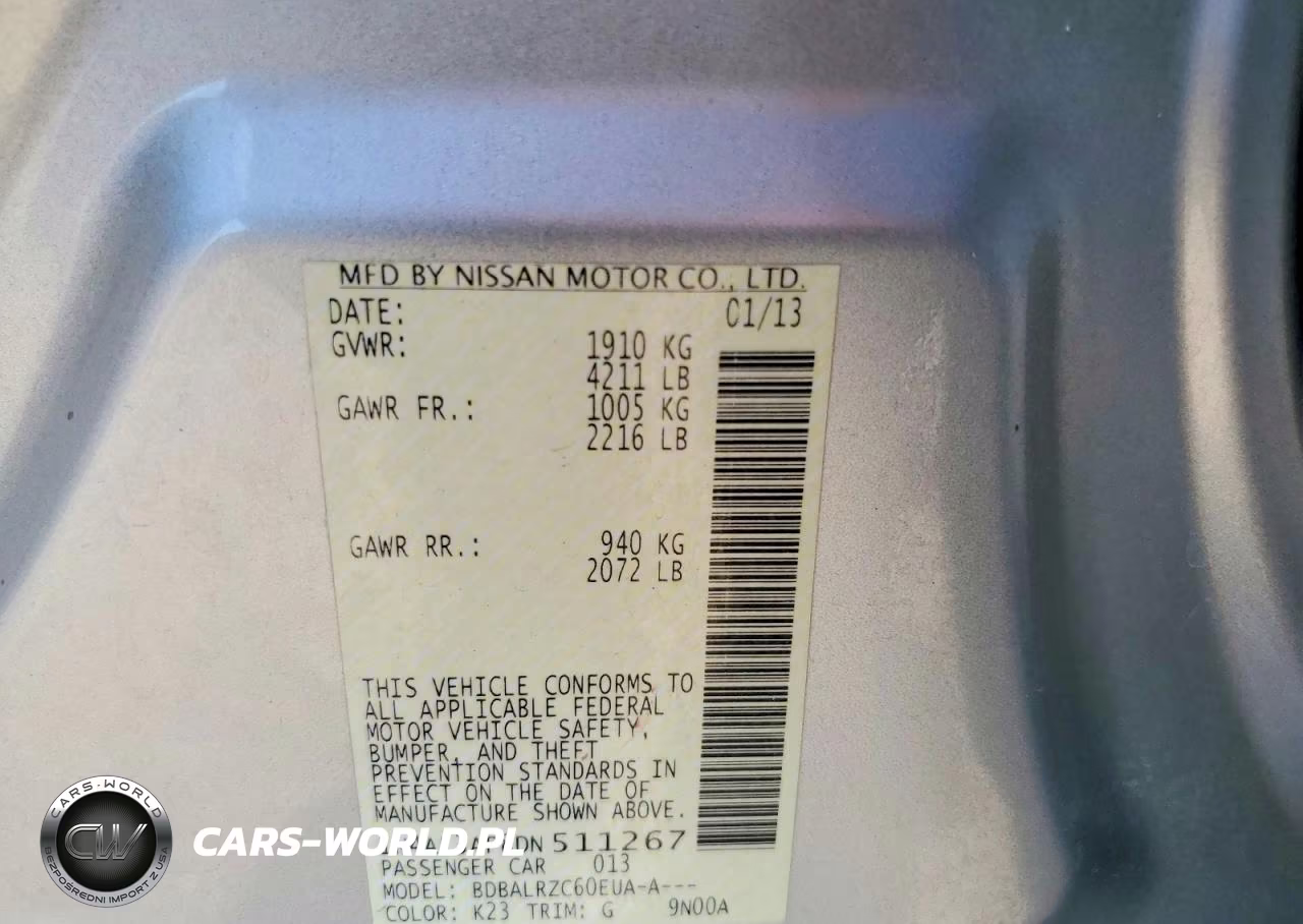 2013 Nissan Altima 2.5 VIN:1N4AL3AP8DN511267 - 13