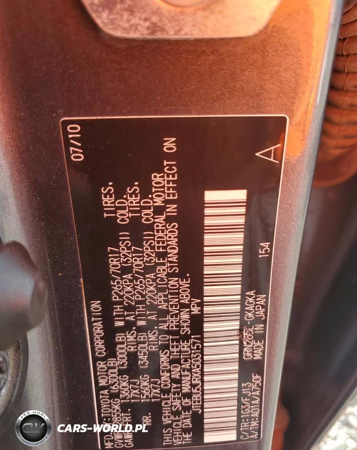 2010 Toyota 4Runner Sr5 VIN:JTEBU5JRXA5031571 - 13