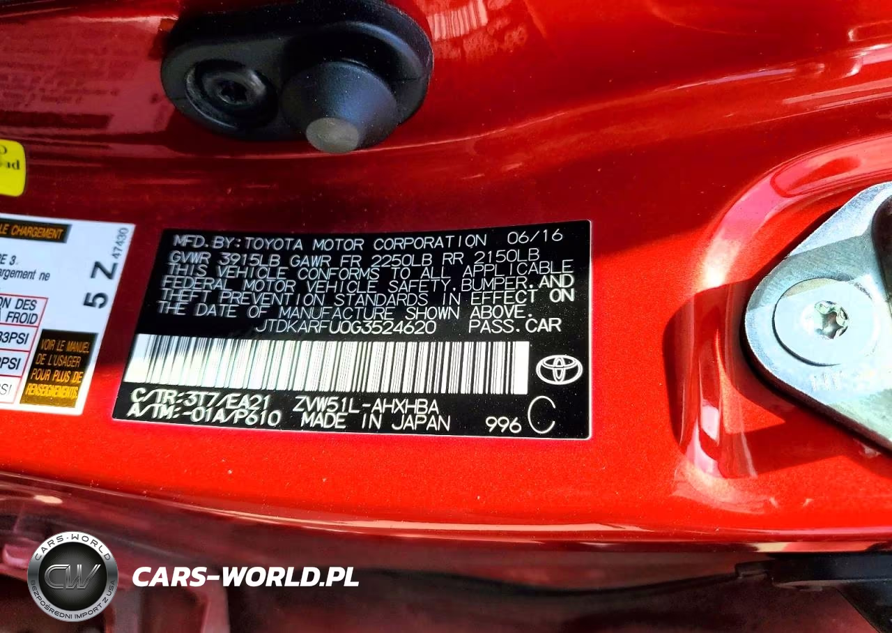 2016 Toyota Prius Three Touring VIN:JTDKARFU0G3524620 - 12