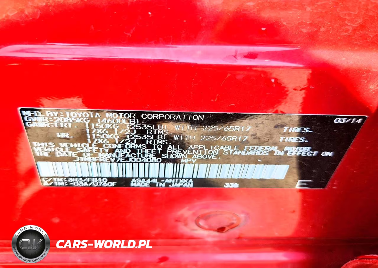2014 Toyota Rav4 Le VIN:JTMBFREV7EJ004080 - 12