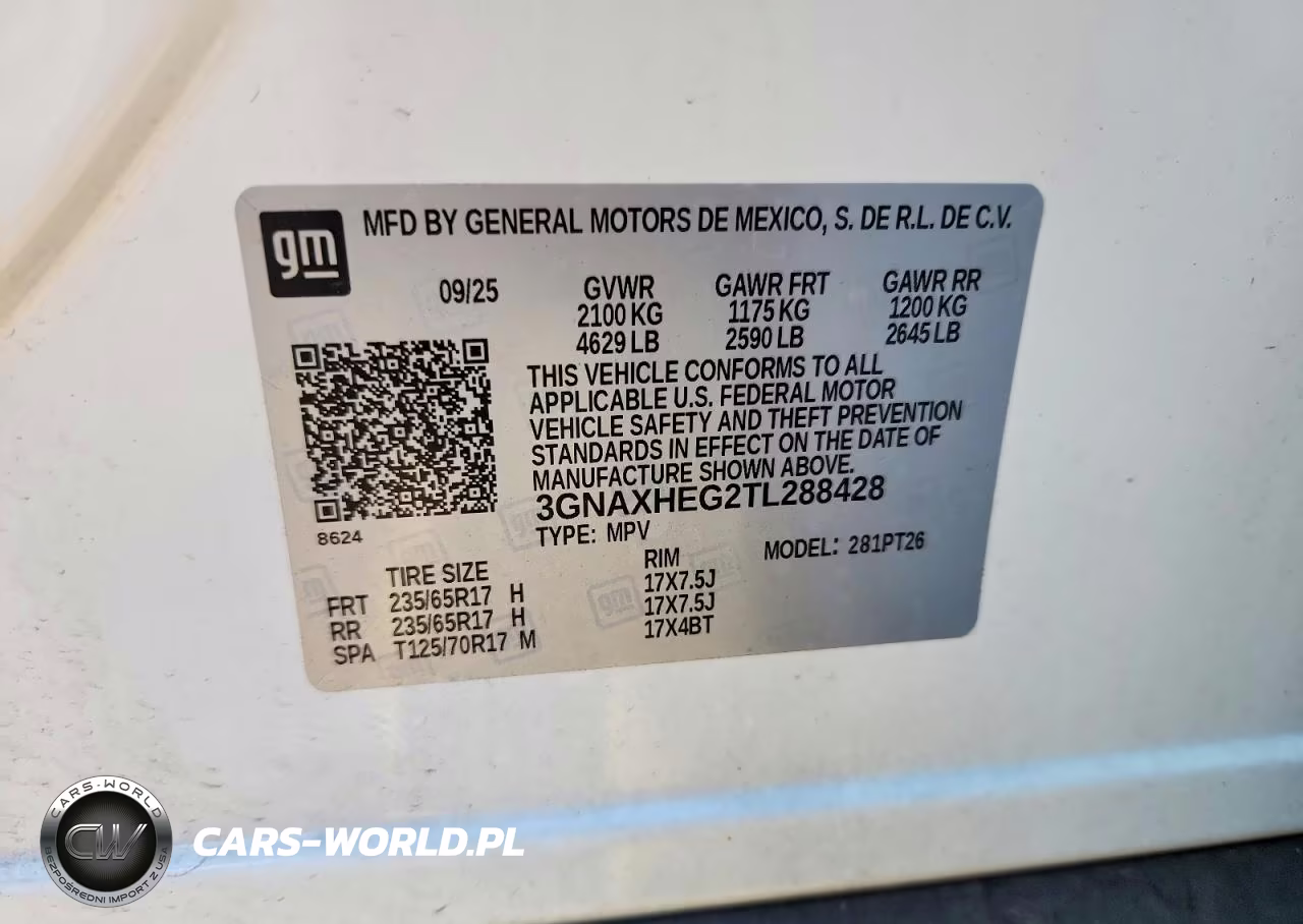 2026 Chevrolet Equinox Lt VIN:3GNAXHEG2TL288428 - 13