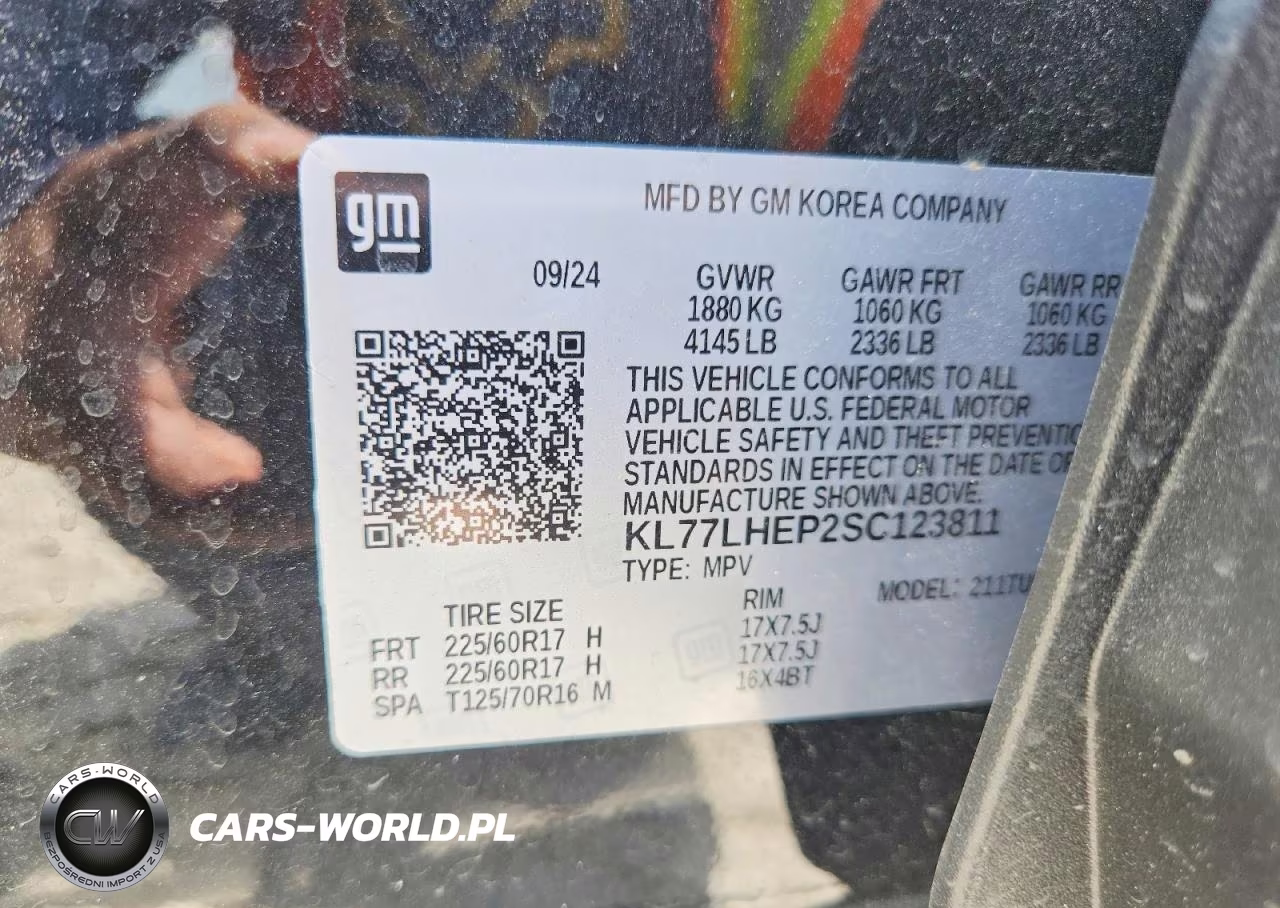 2025 Chevrolet Trax 1Lt VIN:KL77LHEP2SC123811 - 14