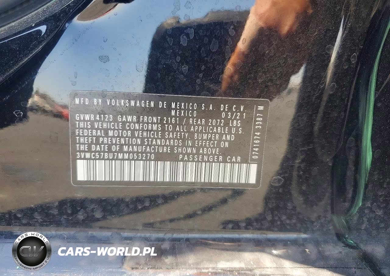 2021 Volkswagen Jetta S VIN:3VWC57BU7MM053270 - 12