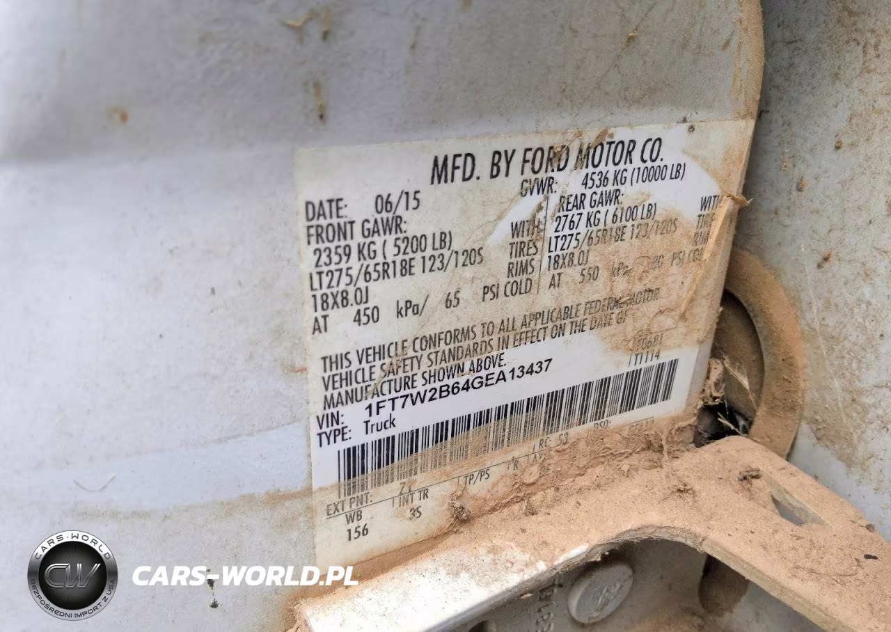 2016 Ford F250 Super Duty VIN:1FT7W2B64GEA13437 - 12