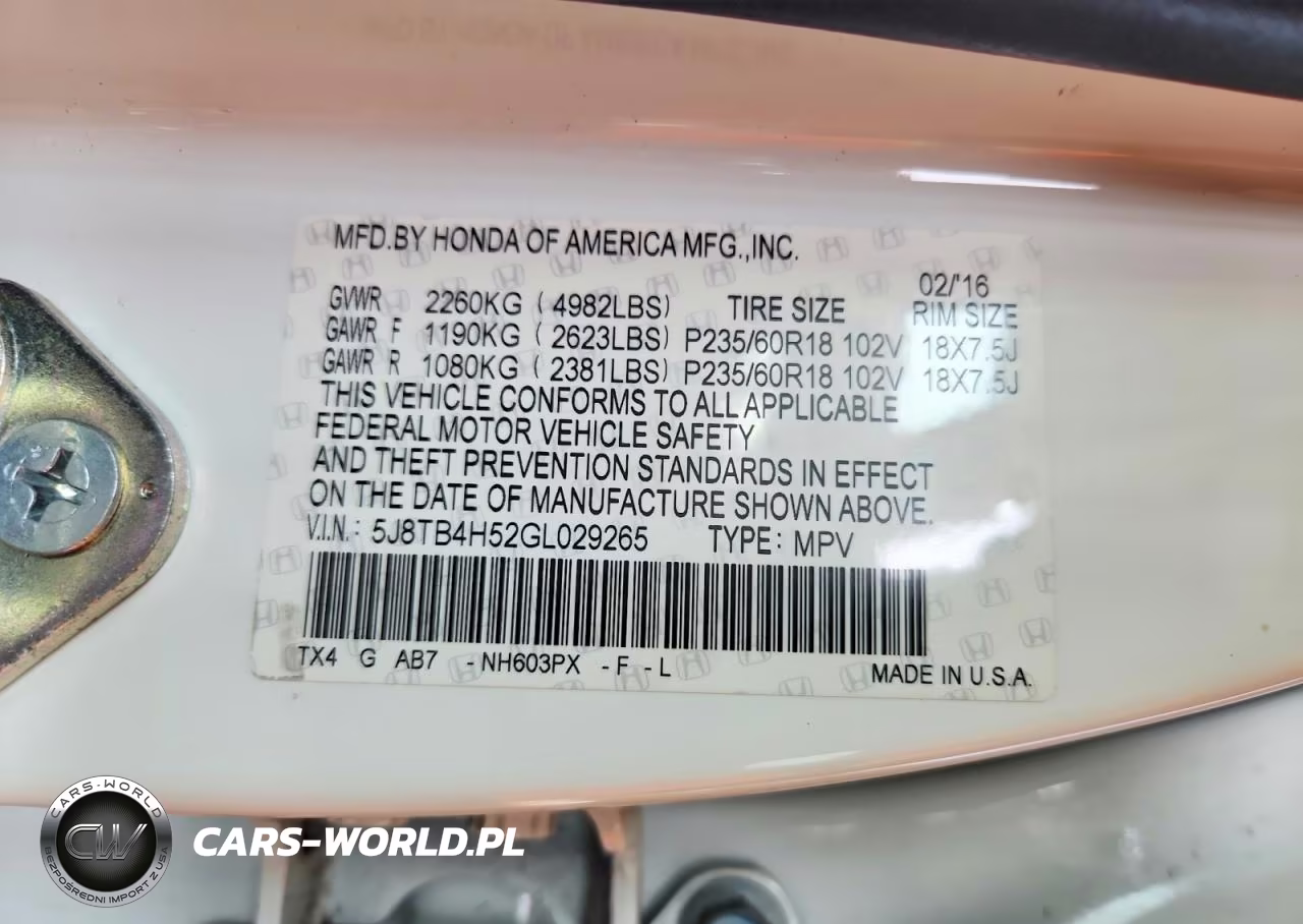 2016 Acura Rdx Technology VIN:5J8TB4H52GL029265 - 13