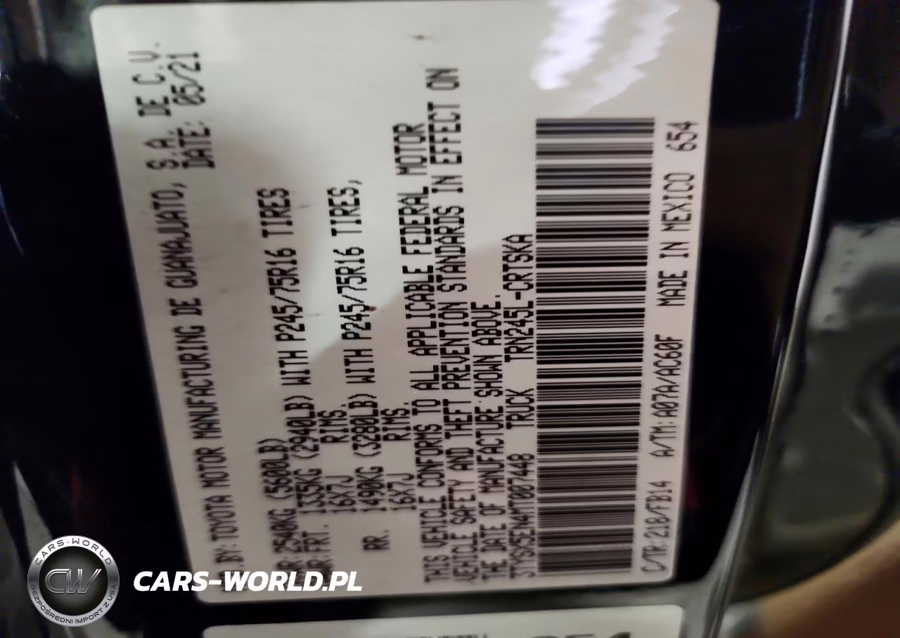 2021 Toyota Tacoma Sr VIN:3TYSX5EN4MT007448 - 12
