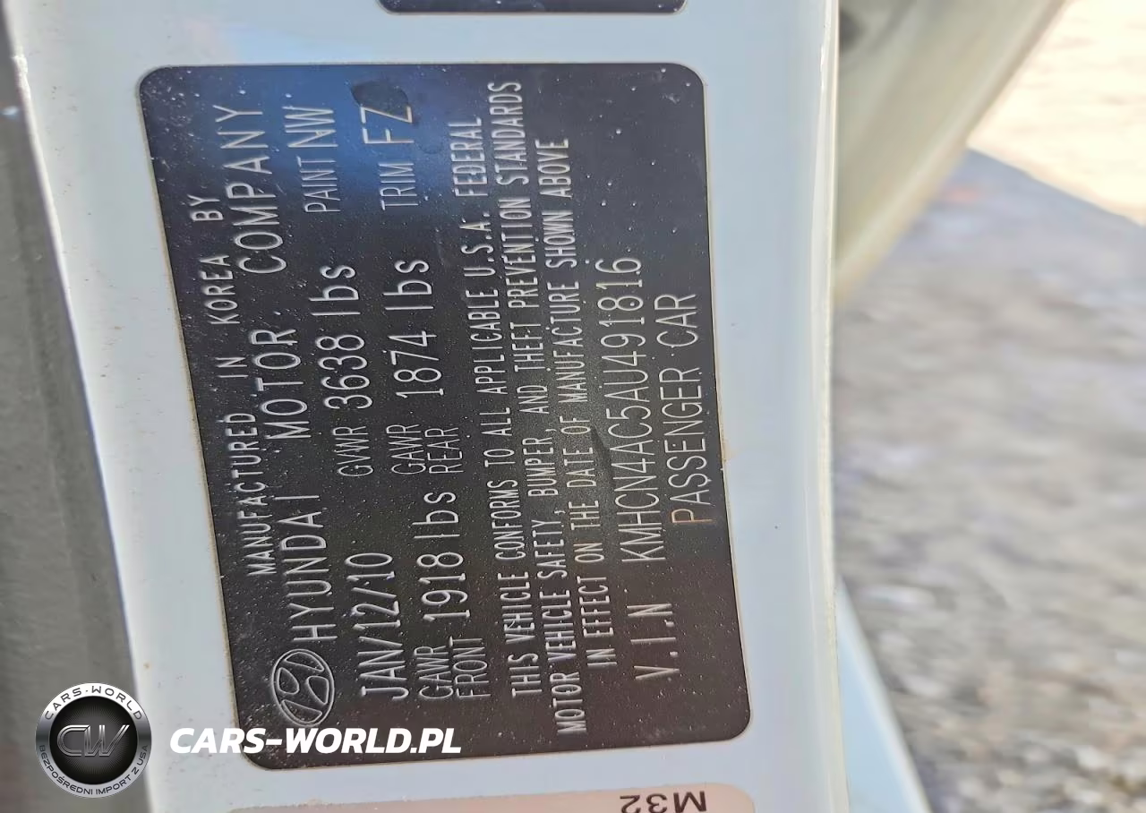 2010 Hyundai Accent Gls VIN:KMHCN4AC5AU491816 - 14