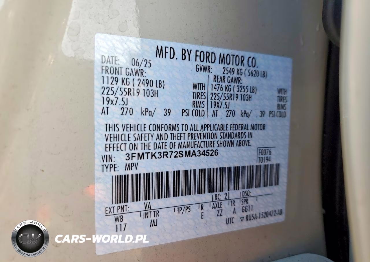 2025 Ford Mustang Mach-E Premium VIN:3FMTK3R72SMA34526 - 13