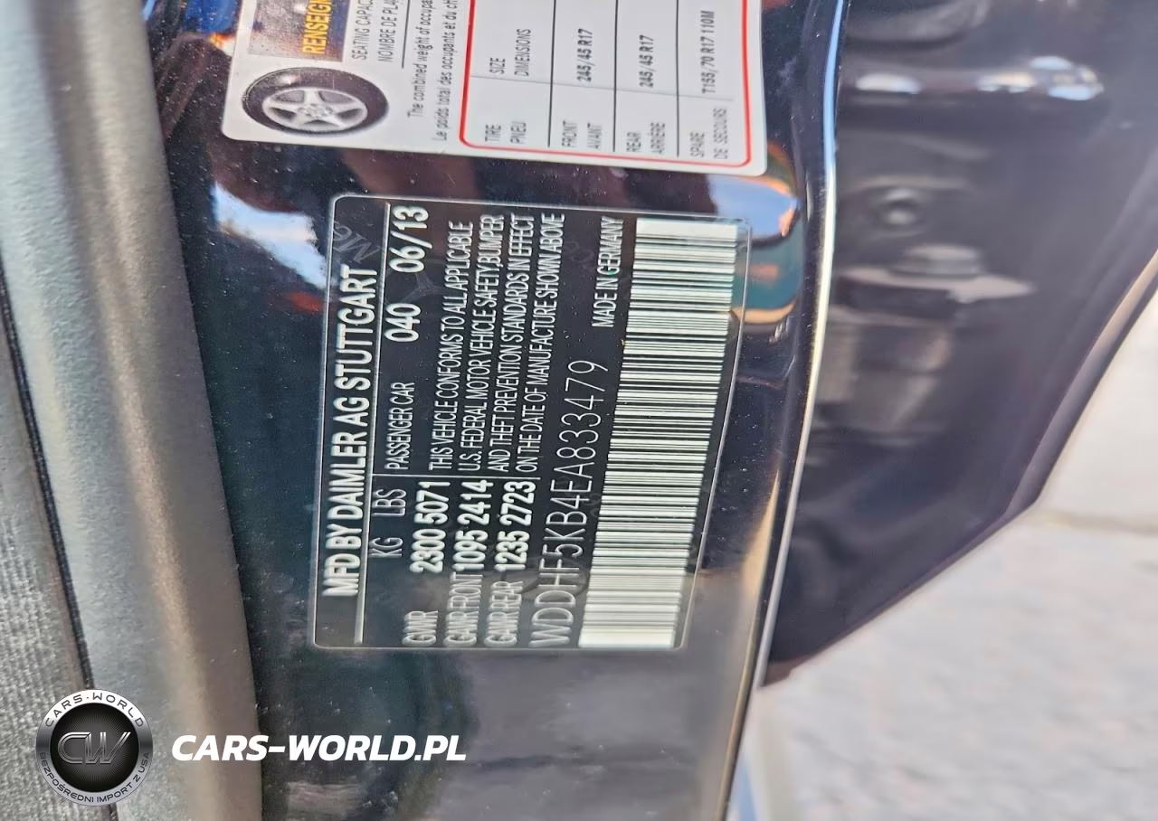 2014 Mercedes-Benz E 350 VIN:WDDHF5KB4EA833479 - 12