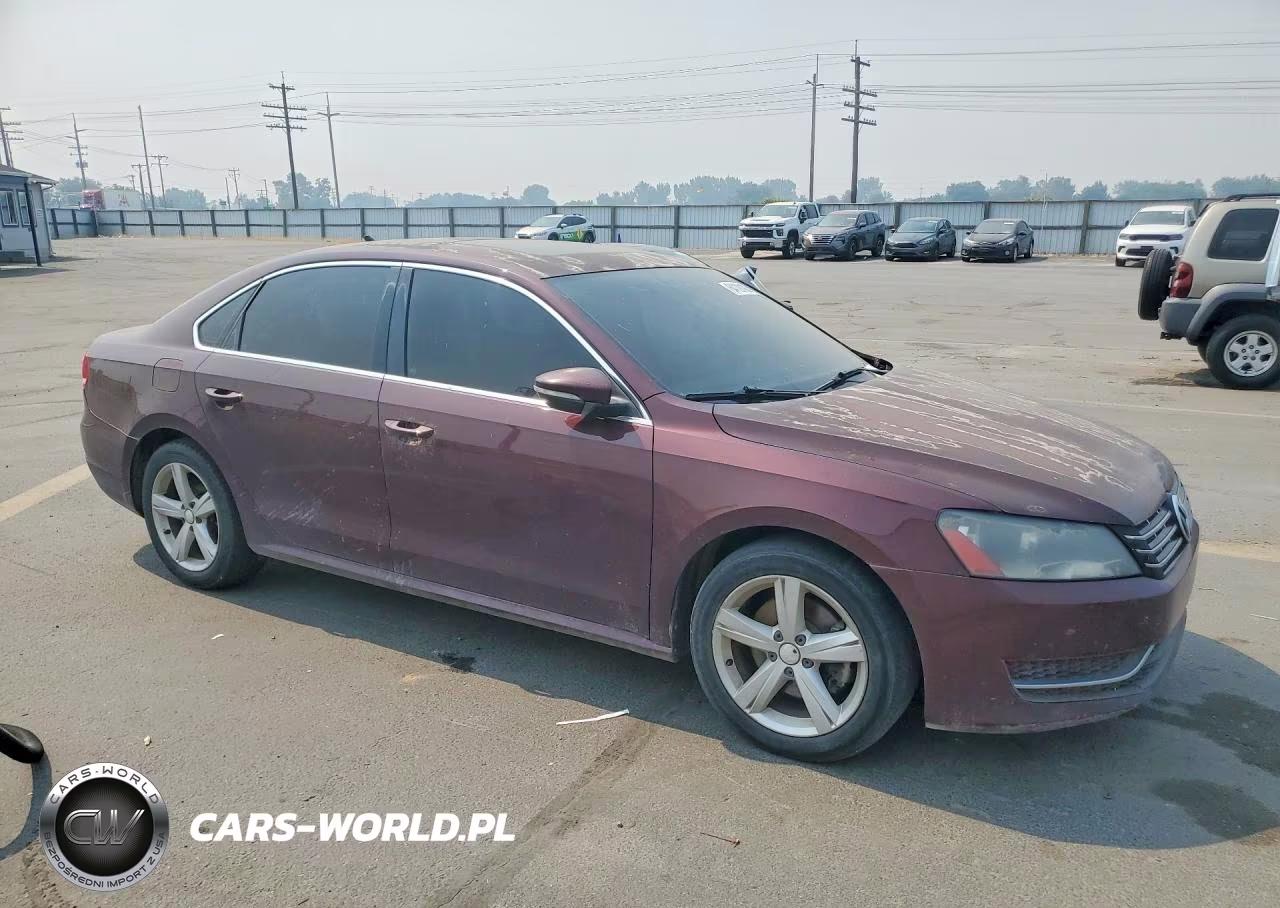 2012 Volkswagen Passat Se VIN:1VWBN7A35CC010423 - 4