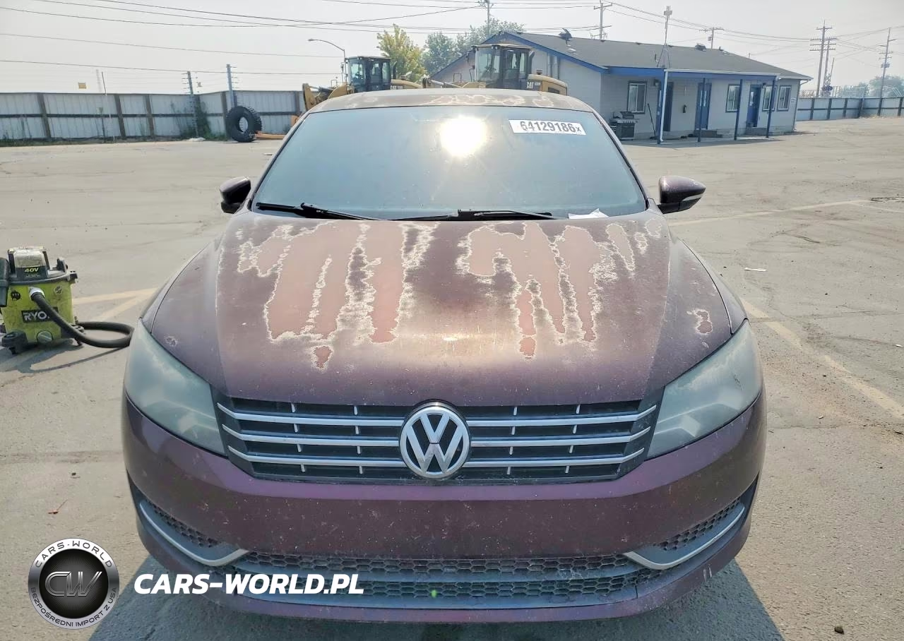 2012 Volkswagen Passat Se VIN:1VWBN7A35CC010423 - 5