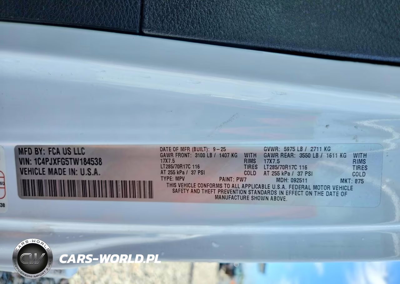 2026 Jeep Wrangler Rubicon VIN:1C4PJXFG5TW184538 - 14
