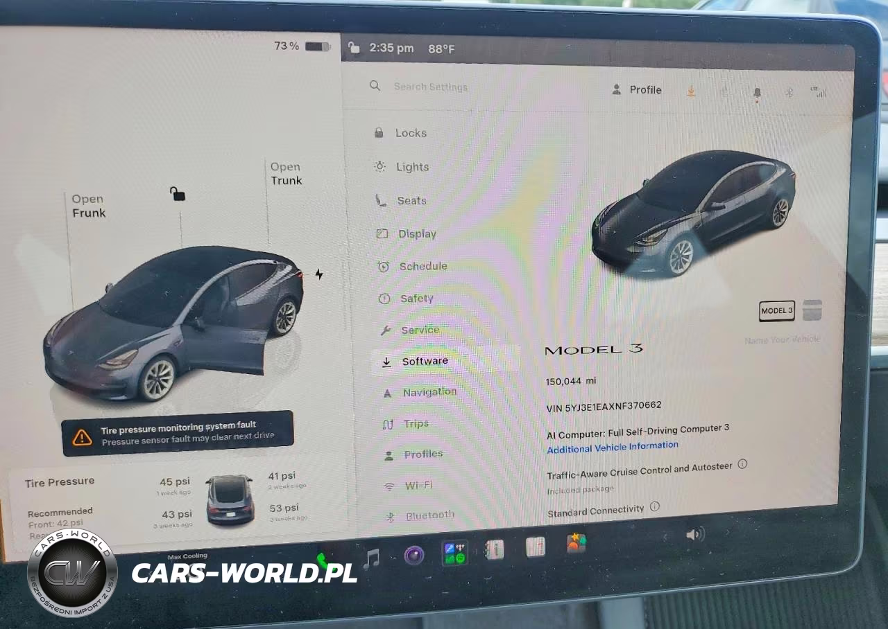 2022 Tesla Model 3 VIN:5YJ3E1EAXNF370662 - 9