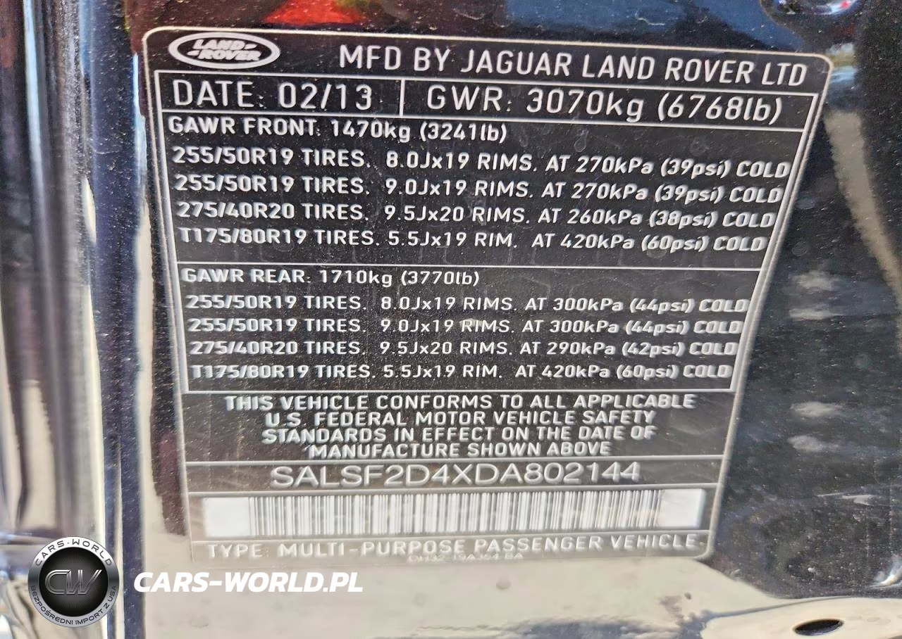 2013 Land Rover Range Rover Sport Hse VIN:SALSF2D4XDA802144 - 13