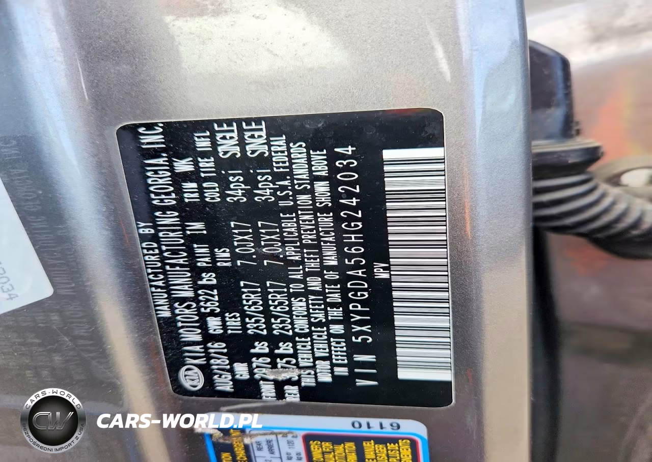 2017 Kia Sorento Lx V6 VIN:5XYPGDA56HG242034 - 13