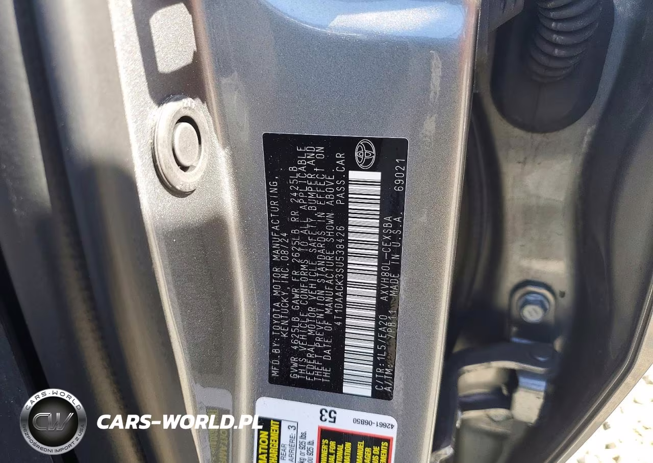 2025 Toyota Camry Se VIN:4T1DAACK3SU538426 - 13