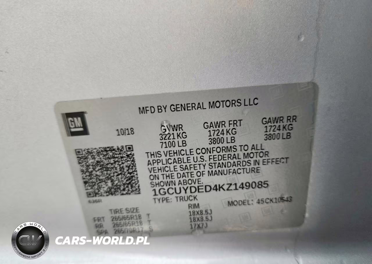 2019 Chevrolet Silverado K1500 Lt VIN:1GCUYDED4KZ149085 - 12