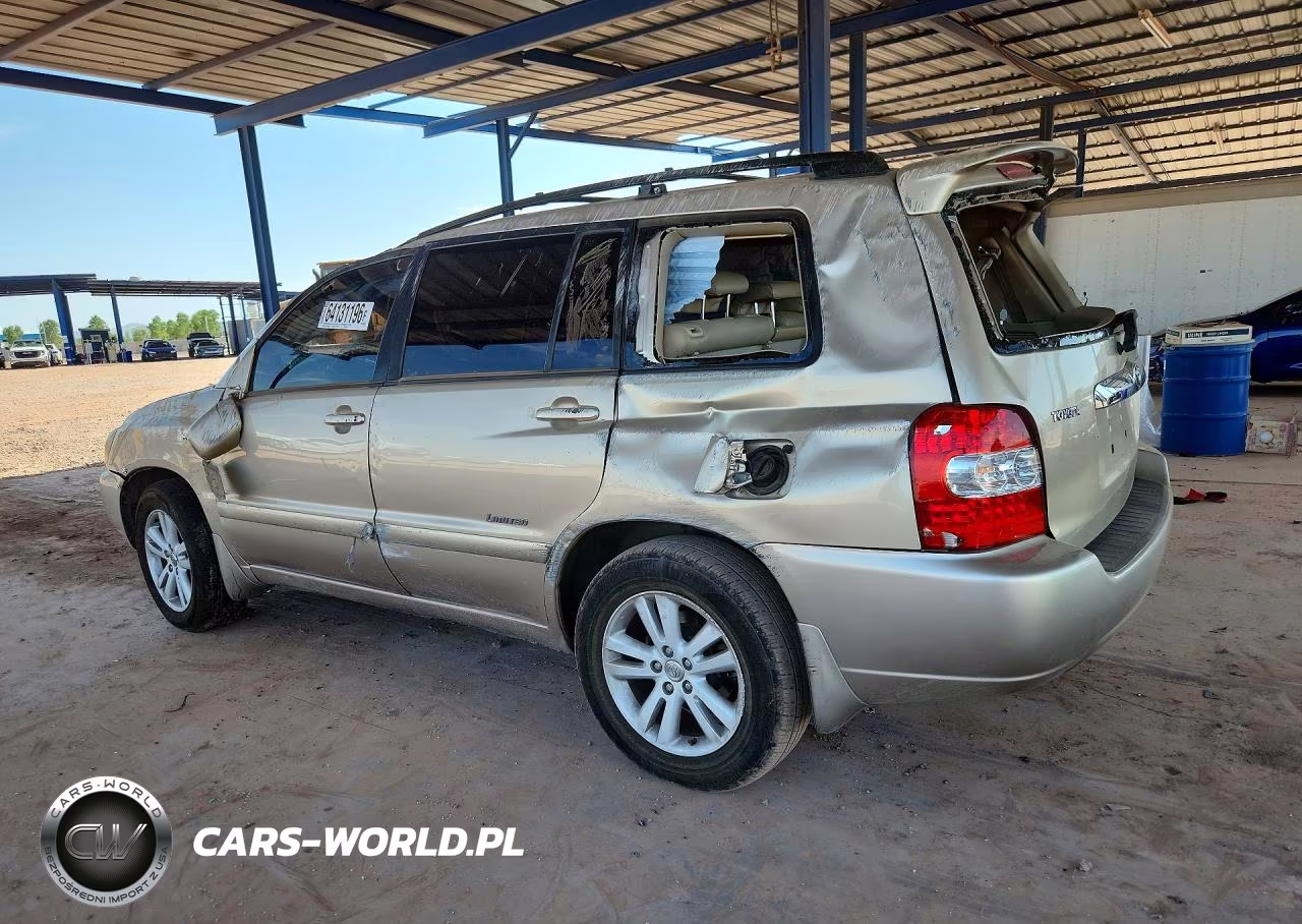 2007 Toyota Highlander Hybrid VIN:JTEDW21A370020901 - 2
