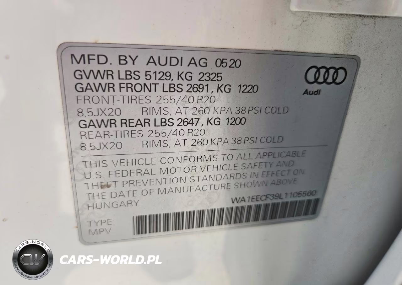 2020 Audi Q3 Premium Plus S-Line VIN:WA1EECF39L1105560 - 13