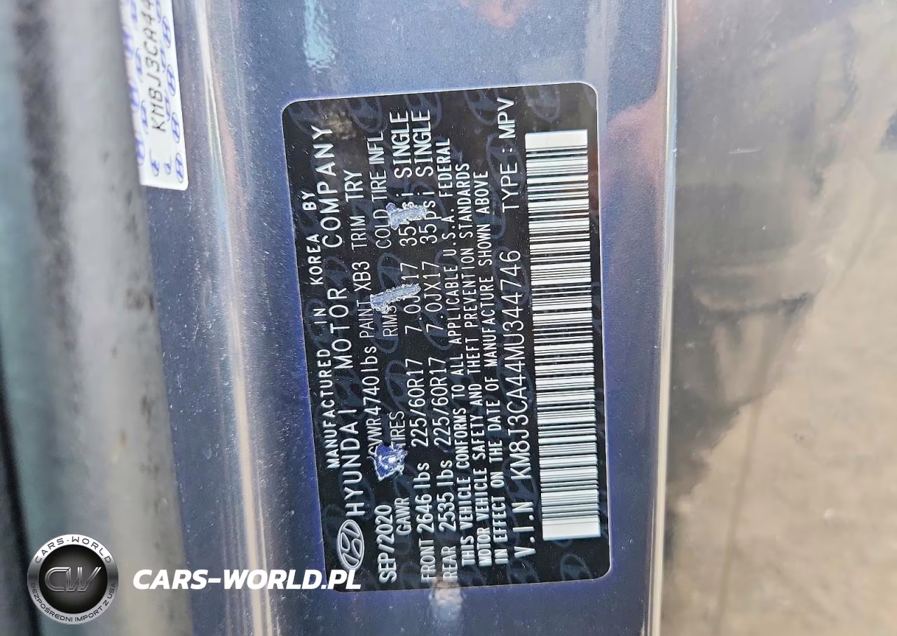 2021 Hyundai Tucson Value VIN:KM8J3CA44MU344746 - 13