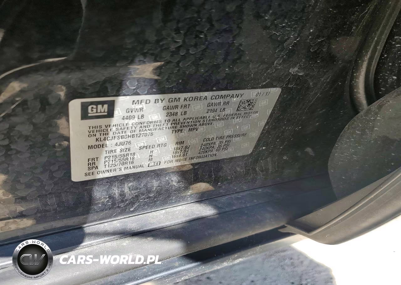2017 Buick Encore Preferred Ii VIN:KL4CJFSB0HB127076 - 14