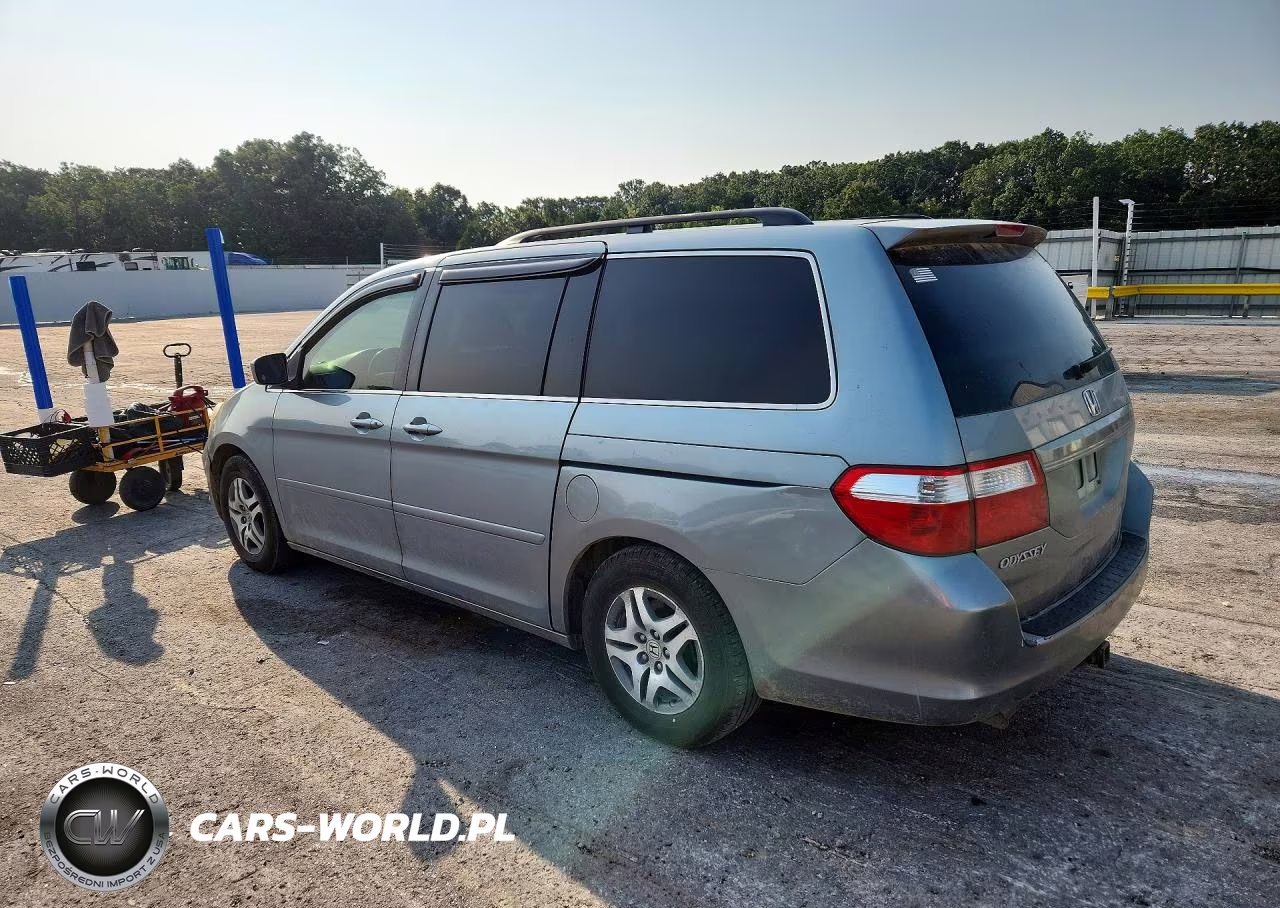 2007 Honda Odyssey Exl VIN:5FNRL38757B012867 - 2