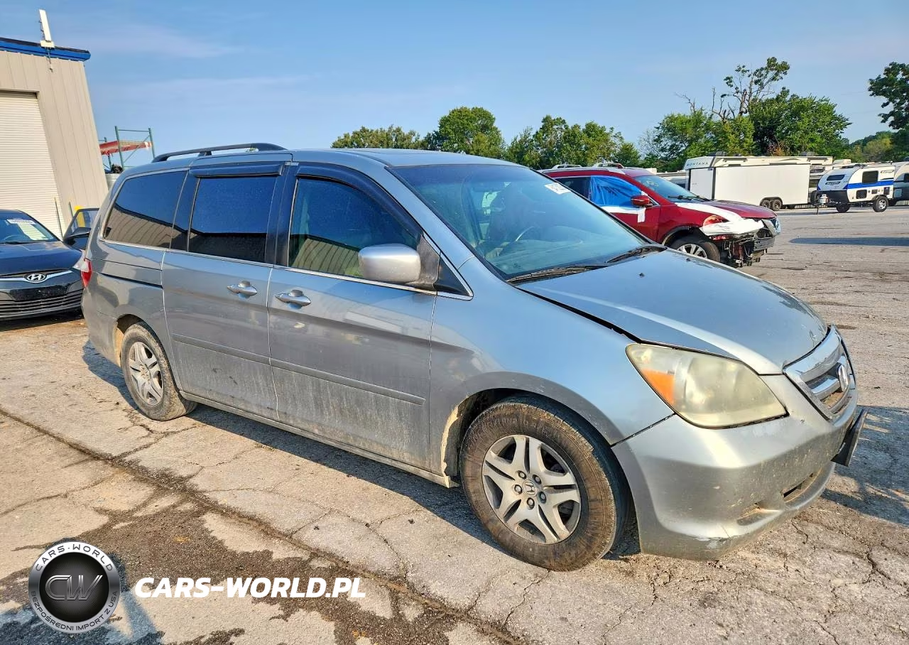 2007 Honda Odyssey Exl VIN:5FNRL38757B012867 - 4