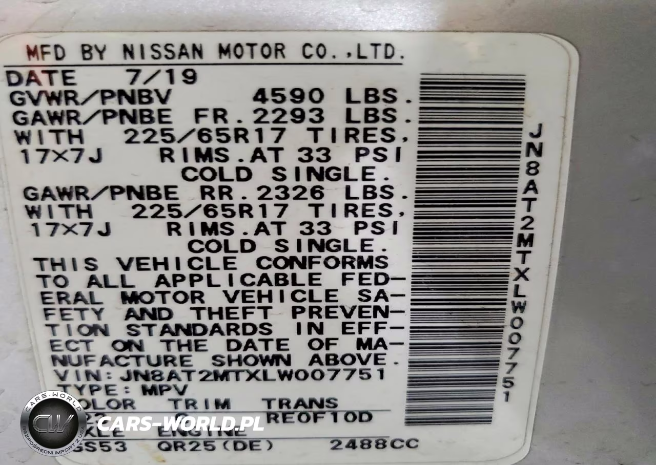 2020 Nissan Rogue Sv VIN:JN8AT2MTXLW007751 - 12