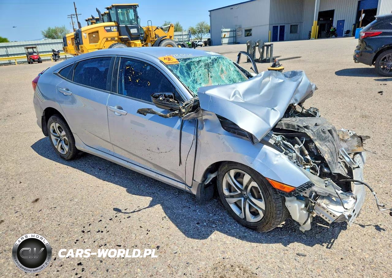 2018 Honda Civic Lx VIN:19XFC2F53JE017898 - 4