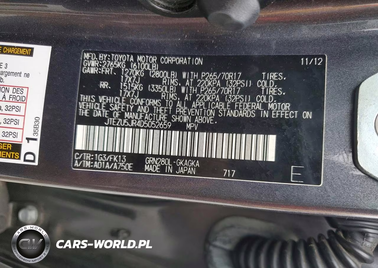 2013 Toyota 4Runner Sr5 VIN:JTEZU5JR4D5052659 - 13