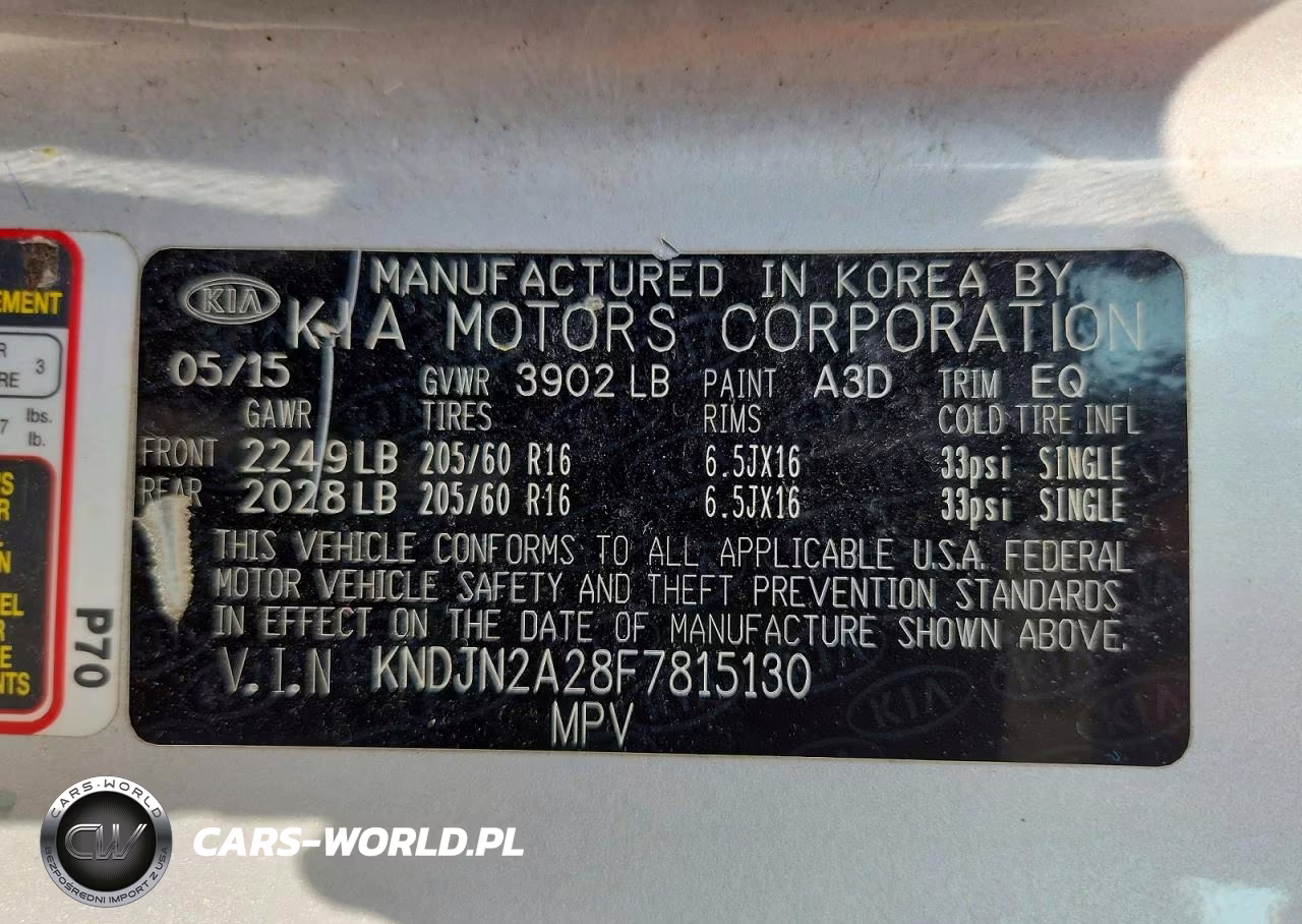 2015 Kia Soul Base VIN:KNDJN2A28F7815130 - 13