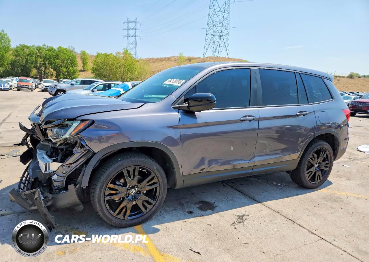 2021 Honda Passport Sport VIN:5FNYF8H27MB043523 - 1