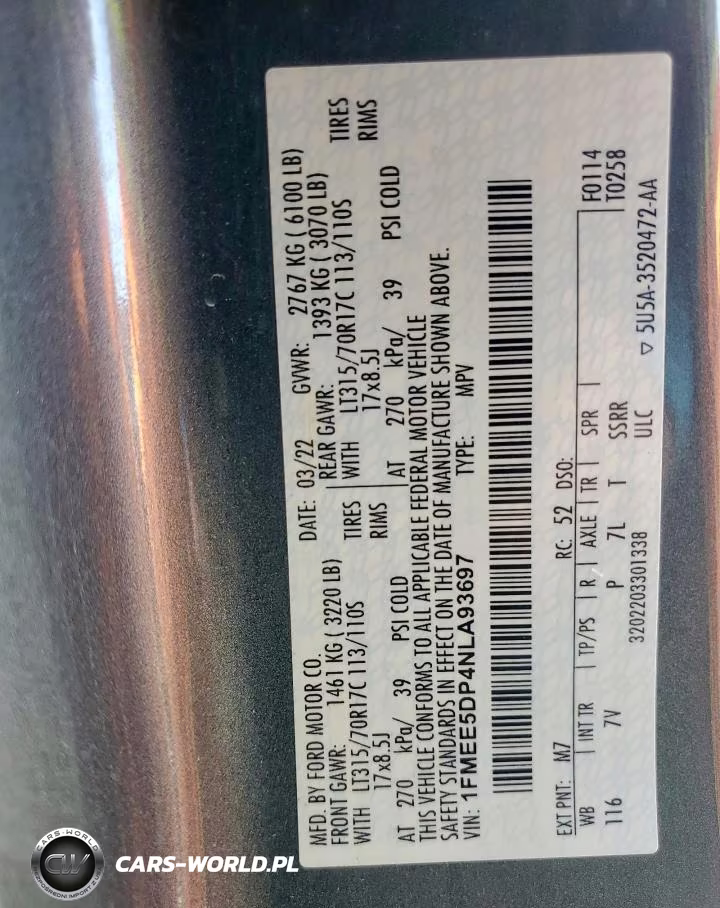 2022 Ford Bronco Base VIN:1FMEE5DP4NLA93697 - 13
