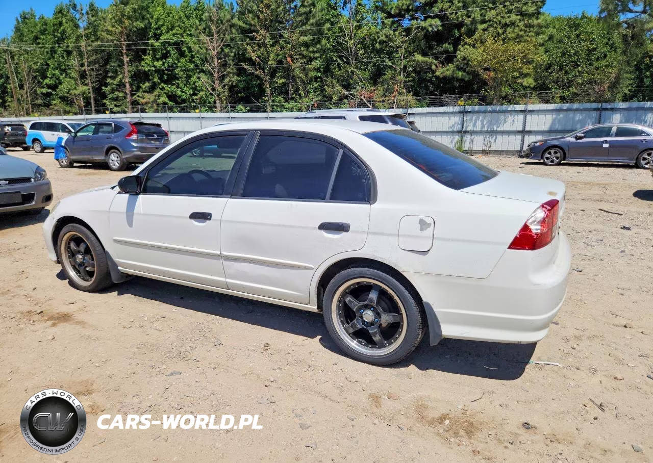 2005 Honda Civic Dx Vp VIN:1HGES163X5L025180 - 2