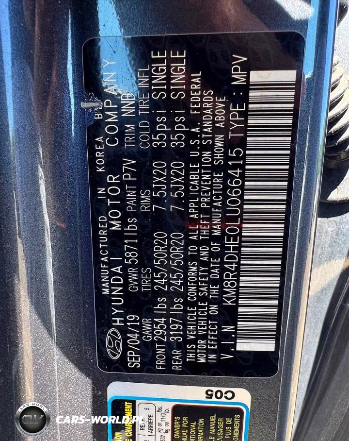2020 Hyundai Palisade Sel VIN:KM8R4DHE0LU066415 - 10