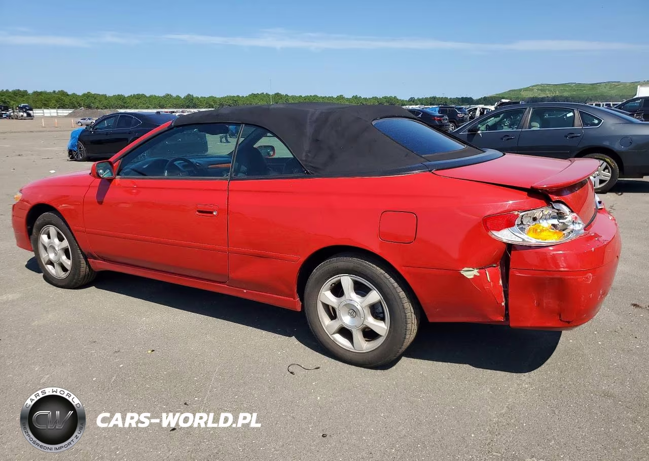 2002 Toyota Camry Solara Sle V6 VIN:2T1FF28P92C595493 - 2