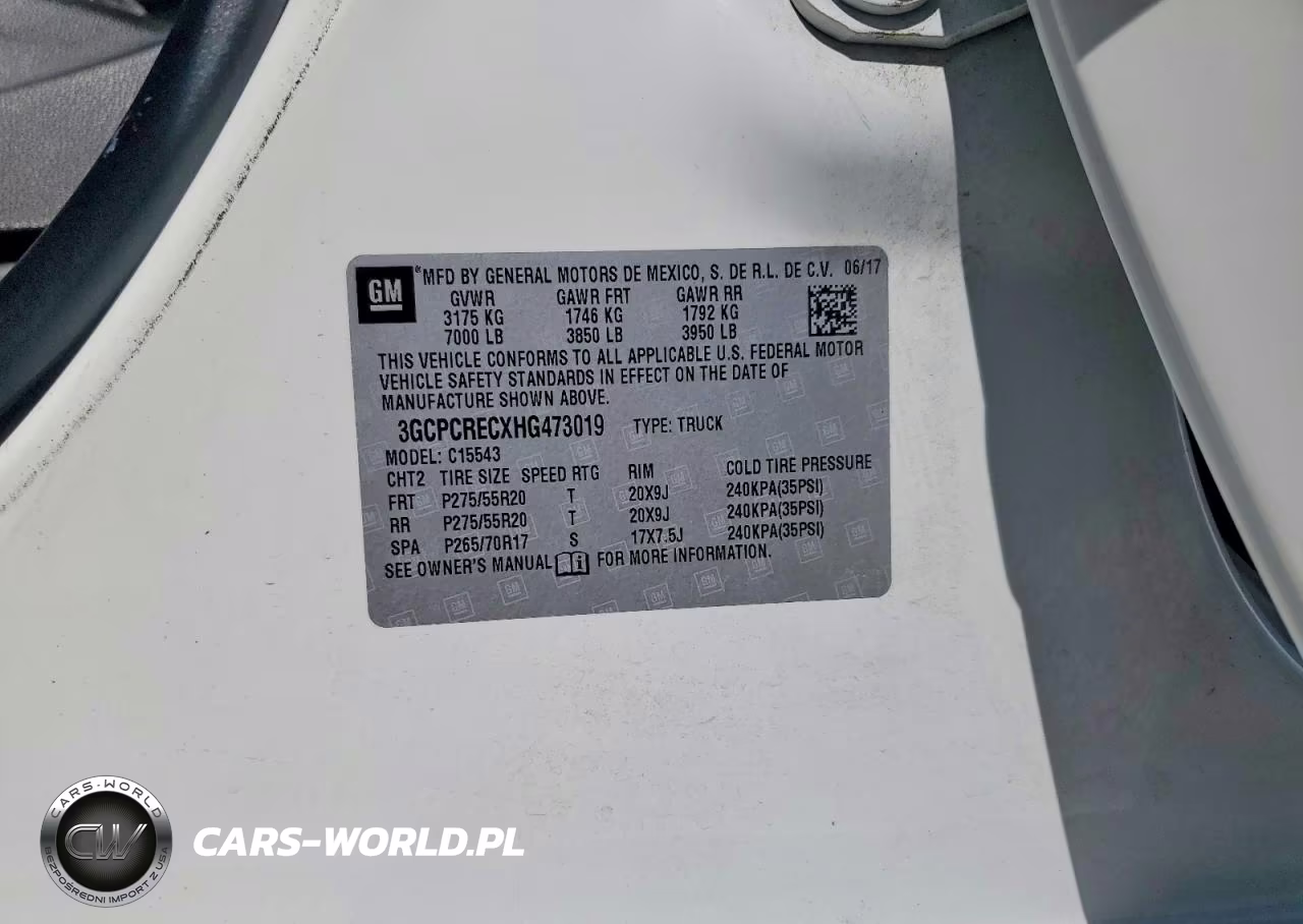 2017 Chevrolet Silverado C1500 Lt VIN:3GCPCRECXHG473019 - 12