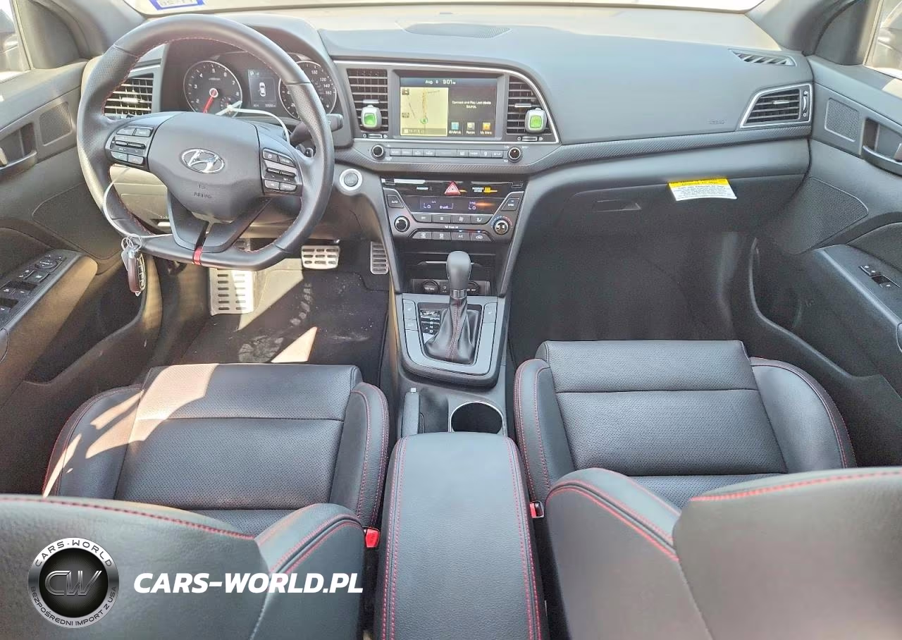 2018 Hyundai Elantra Sport VIN:KMHD04LB4JU574631 - 8
