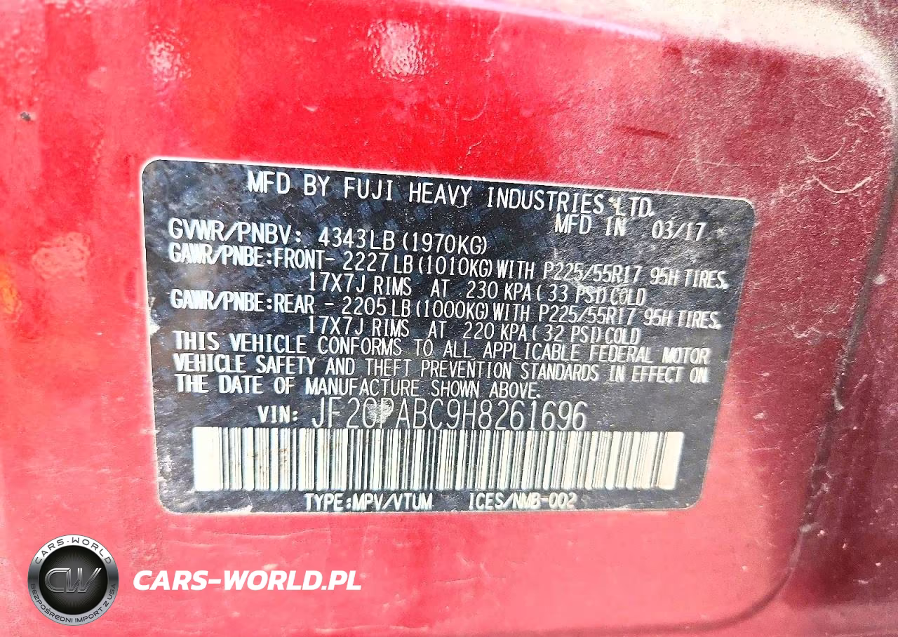 2017 Subaru Crosstrek Premium VIN:JF2GPABC9H8261696 - 14