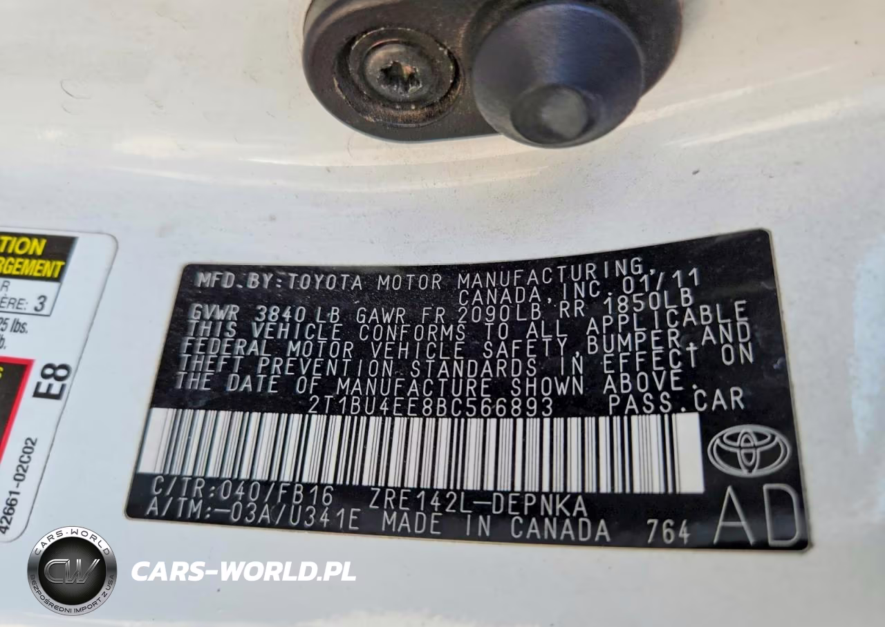 2011 Toyota Corolla Le VIN:2T1BU4EE8BC566893 - 12
